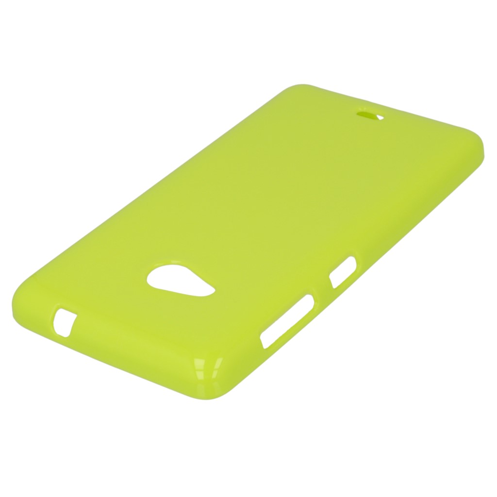 Pokrowiec silikonowe etui BACK CASE zielone Microsoft Lumia 535 / 2