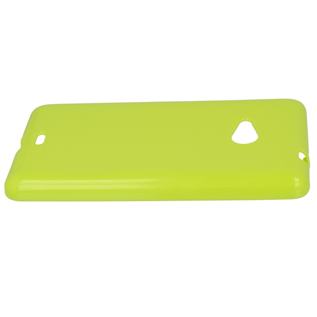 Pokrowiec silikonowe etui BACK CASE zielone Microsoft Lumia 535 Dual SIM / 6