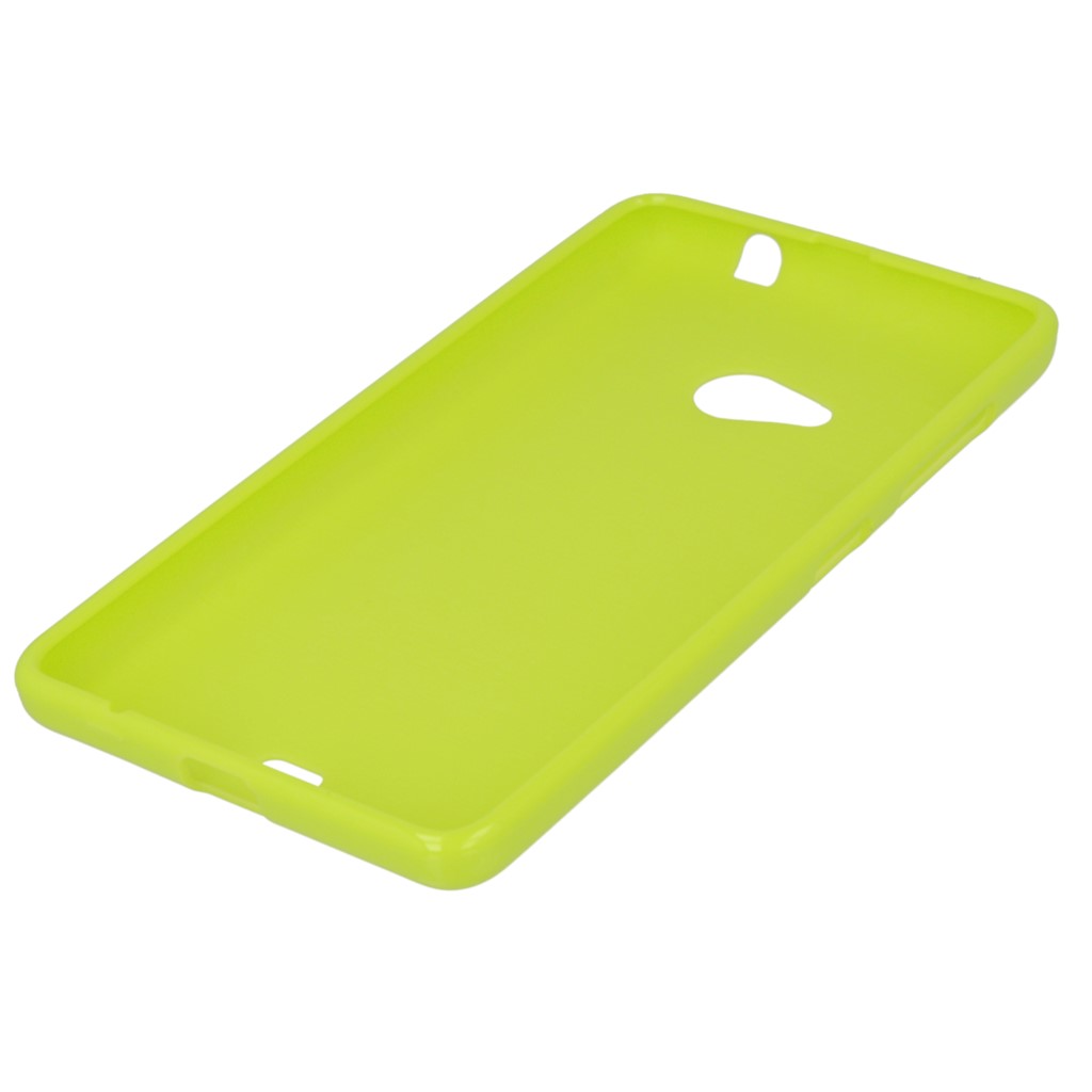 Pokrowiec silikonowe etui BACK CASE zielone Microsoft Lumia 535 Dual SIM / 3