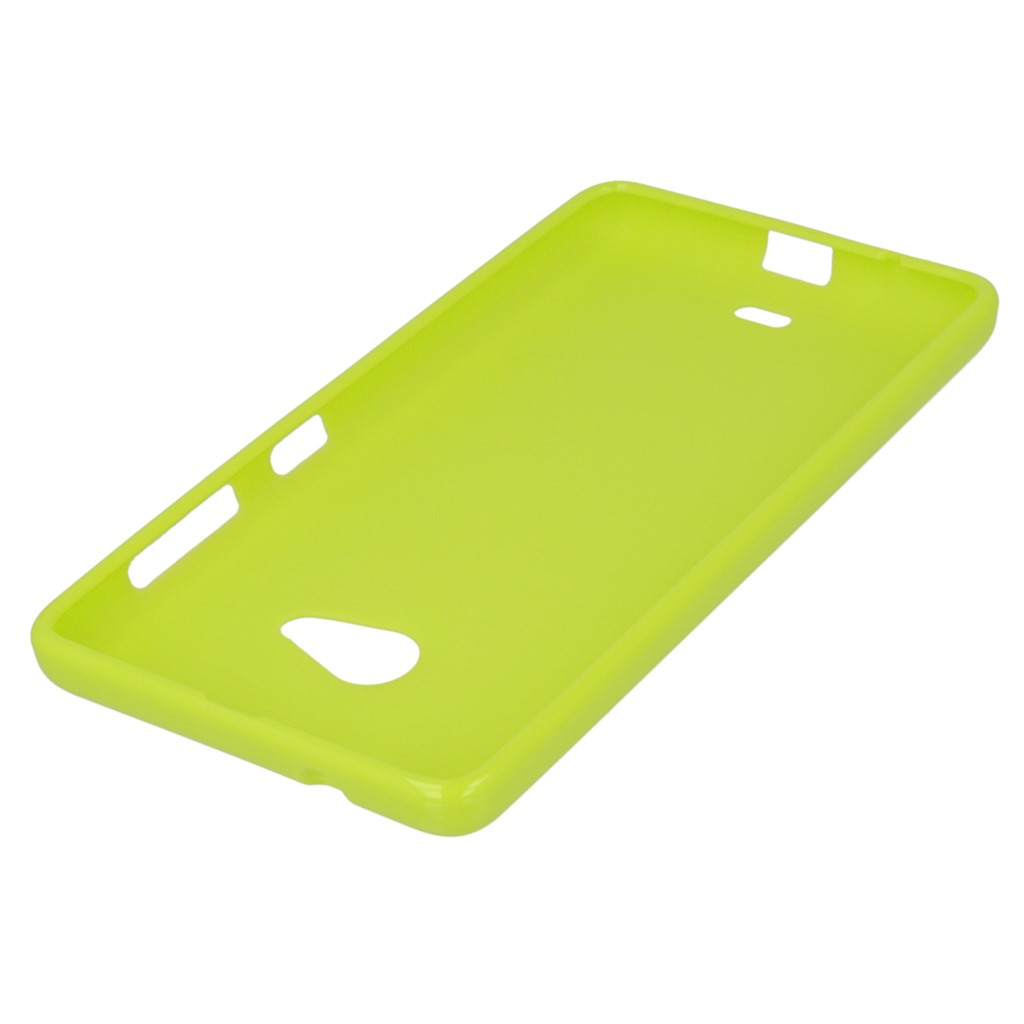 Pokrowiec silikonowe etui BACK CASE zielone Microsoft Lumia 535 Dual SIM / 4