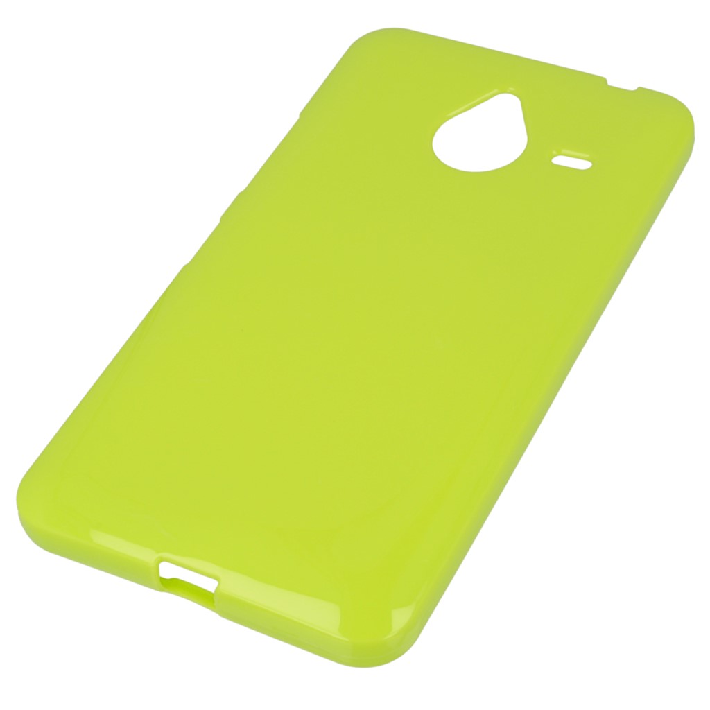 Pokrowiec silikonowe etui BACK CASE limonkowe Microsoft Lumia 640 XL Dual SIM