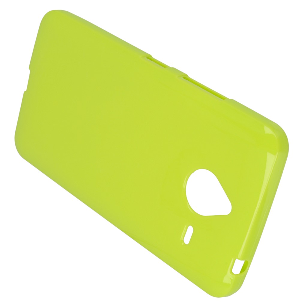 Pokrowiec silikonowe etui BACK CASE limonkowe Microsoft Lumia 640 XL Dual SIM / 3