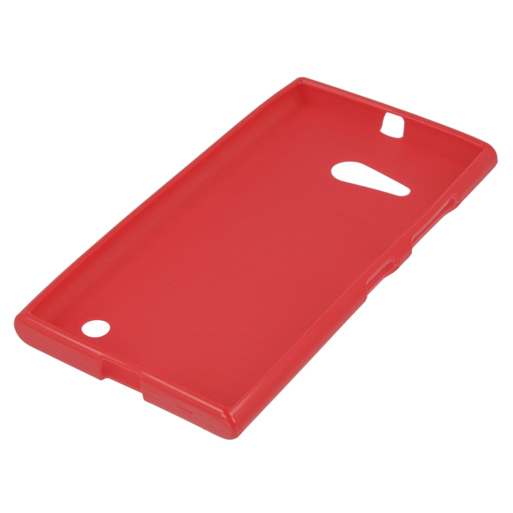Pokrowiec silikonowe etui BACK CASE rowe NOKIA Lumia 735 / 3