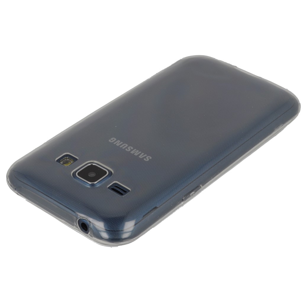 Pokrowiec silikonowe etui Back Case przeroczyste SAMSUNG Galaxy J1 / 2