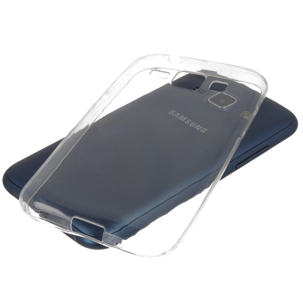 Pokrowiec silikonowe etui Back Case przeroczyste SAMSUNG Galaxy J1 / 5