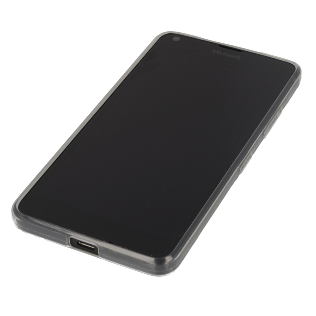 Pokrowiec silikonowe etui Back Case przeroczyste Microsoft Lumia 532 / 4