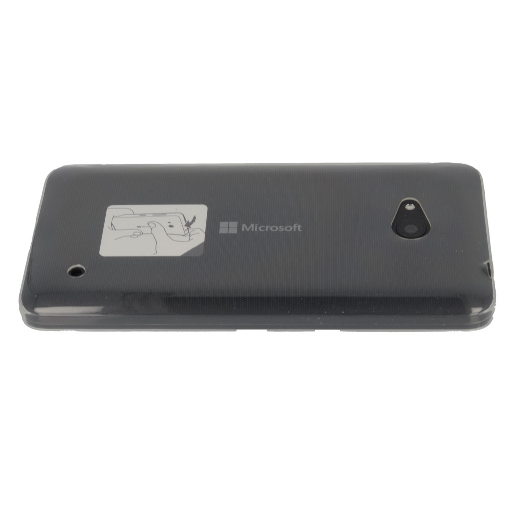 Pokrowiec silikonowe etui Back Case przeroczyste Microsoft Lumia 535 / 5
