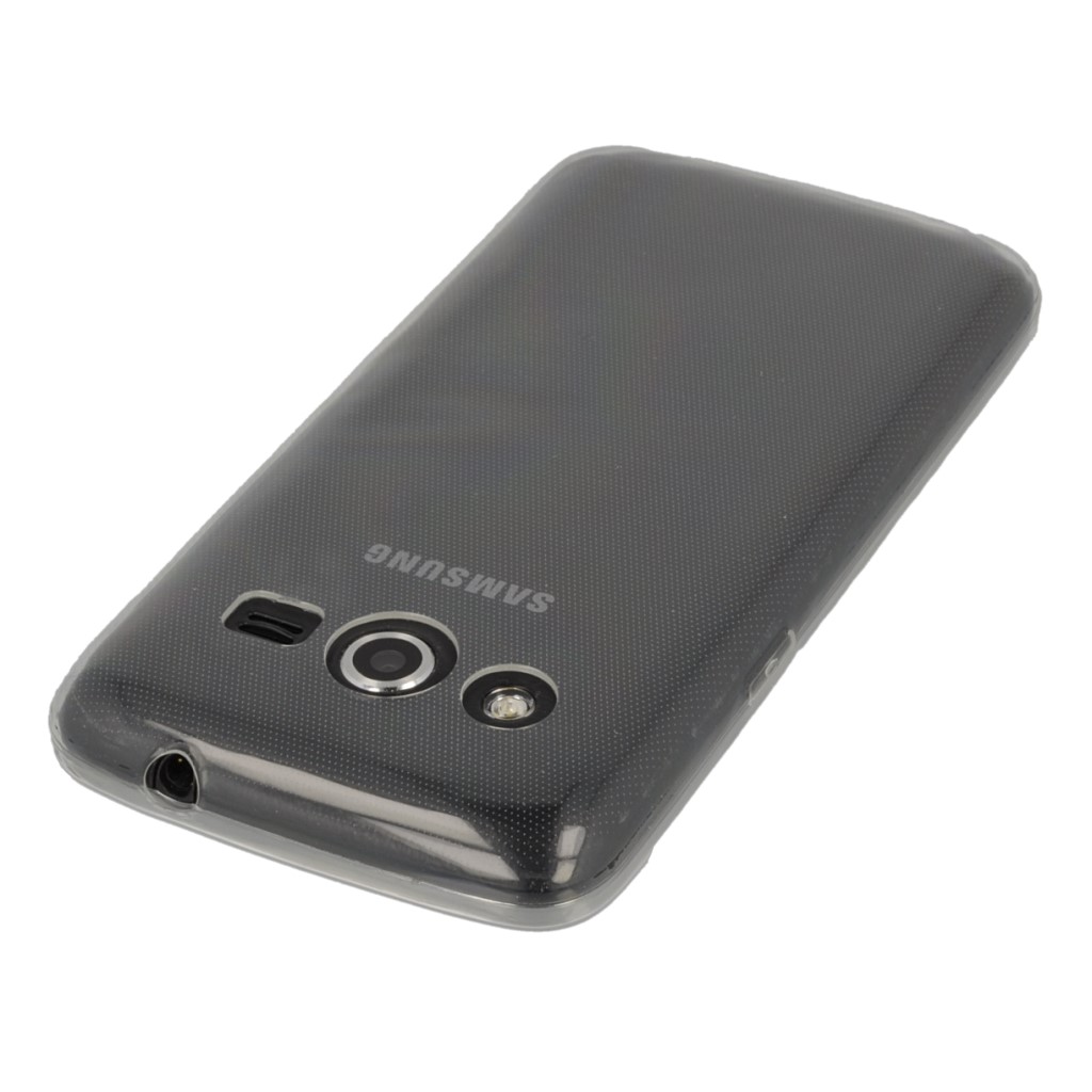 Pokrowiec silikonowe etui Back Case przeroczyste SAMSUNG Galaxy Core LTE / 3