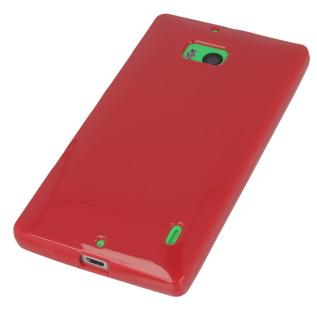 Pokrowiec silikonowe etui BACK CASE czerwone NOKIA Lumia 930