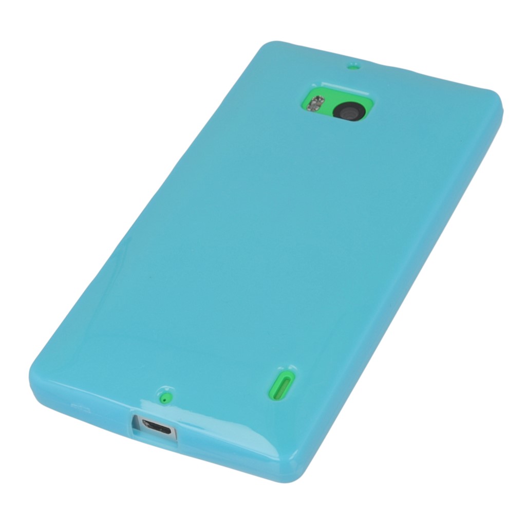 Pokrowiec silikonowe etui BACK CASE niebieskie NOKIA Lumia 720
