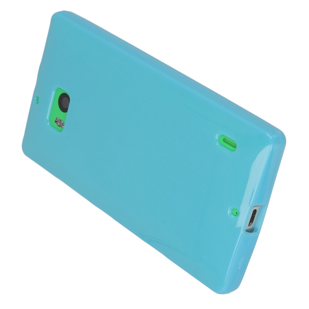 Pokrowiec silikonowe etui BACK CASE niebieskie NOKIA Lumia 720 / 2