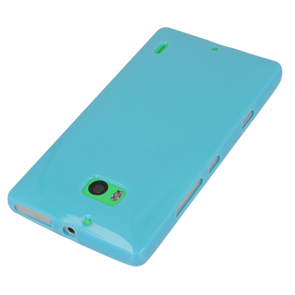 Pokrowiec silikonowe etui BACK CASE niebieskie NOKIA Lumia 930 / 4