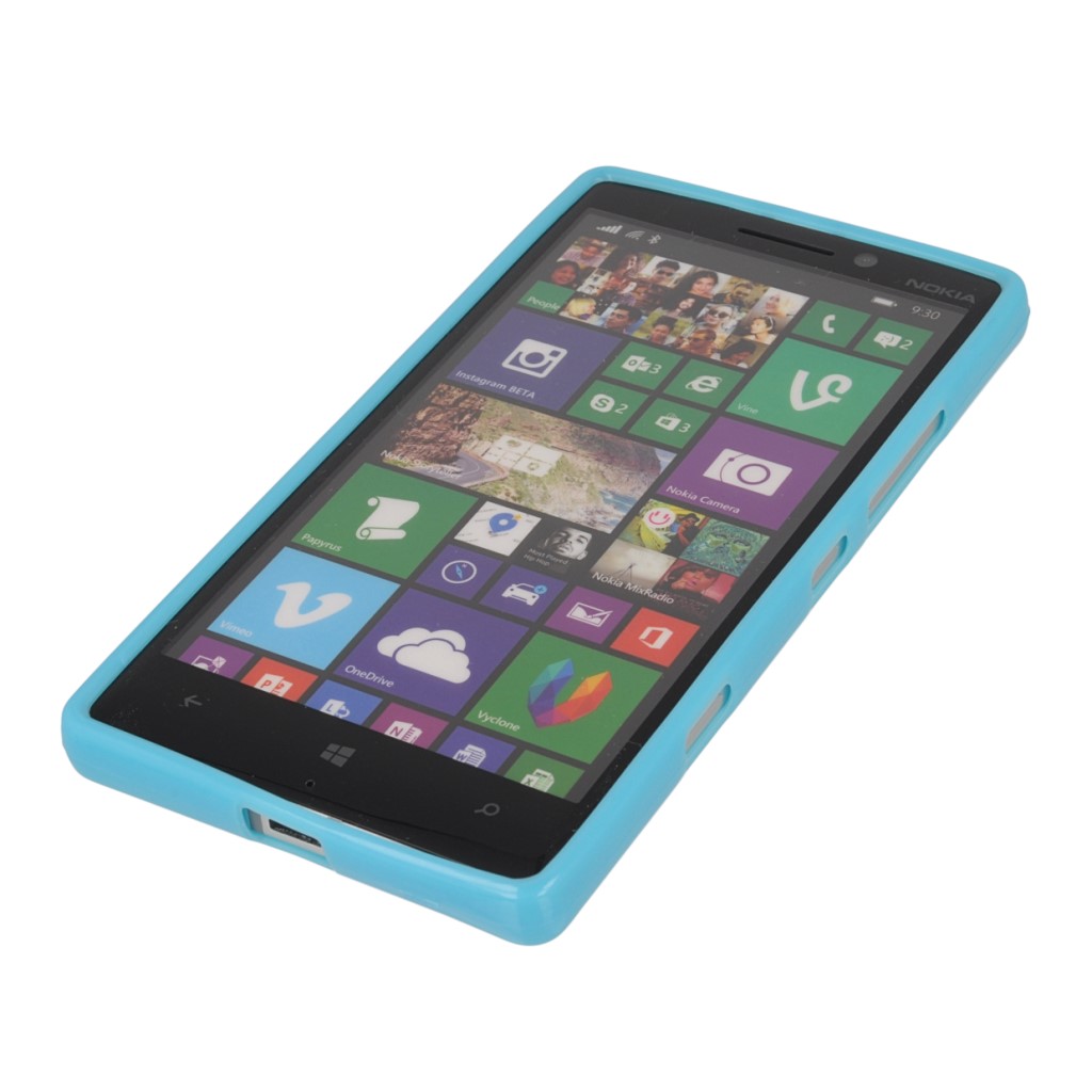 Pokrowiec silikonowe etui BACK CASE niebieskie NOKIA Lumia 720 / 7
