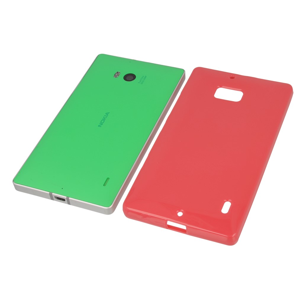 Pokrowiec silikonowe etui BACK CASE rowe NOKIA Lumia 930 / 8