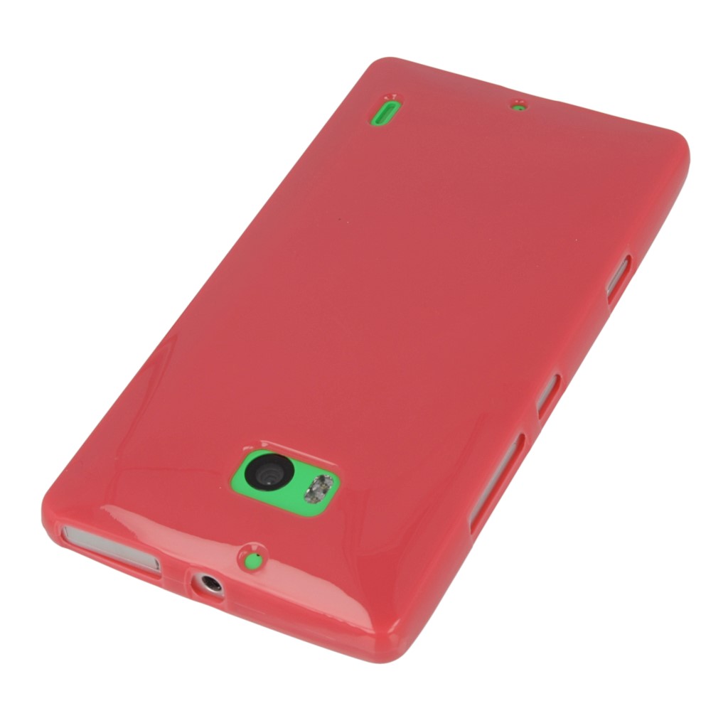 Pokrowiec silikonowe etui BACK CASE rowe NOKIA Lumia 930 / 4