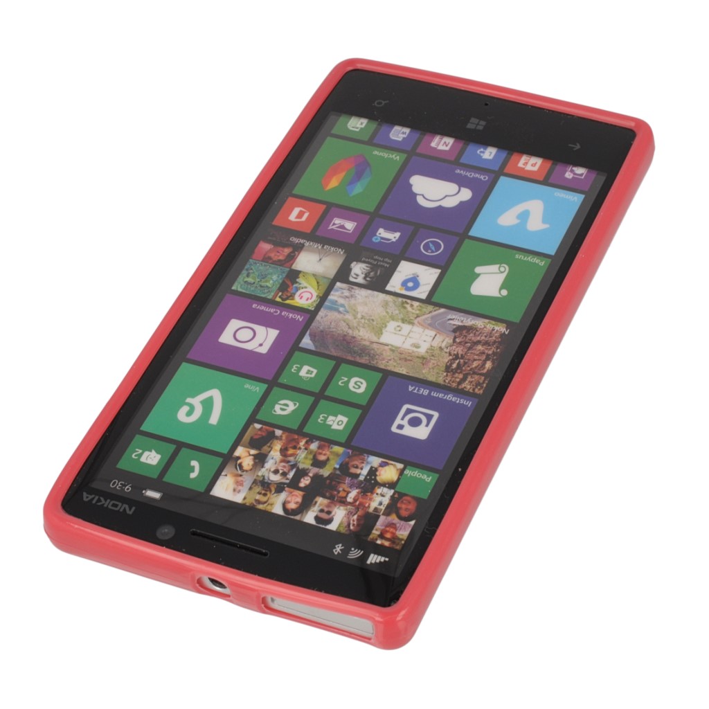 Pokrowiec silikonowe etui BACK CASE rowe NOKIA Lumia 930 / 5
