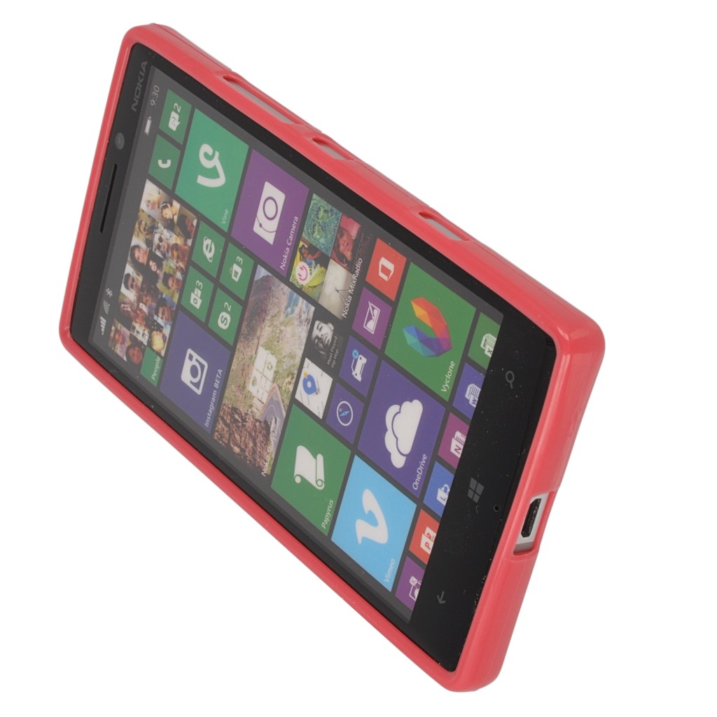 Pokrowiec silikonowe etui BACK CASE rowe NOKIA Lumia 930 / 7