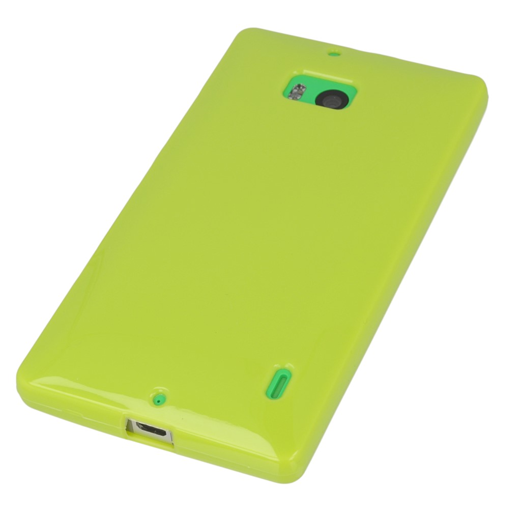 Pokrowiec silikonowe etui BACK CASE zielone NOKIA Lumia 930