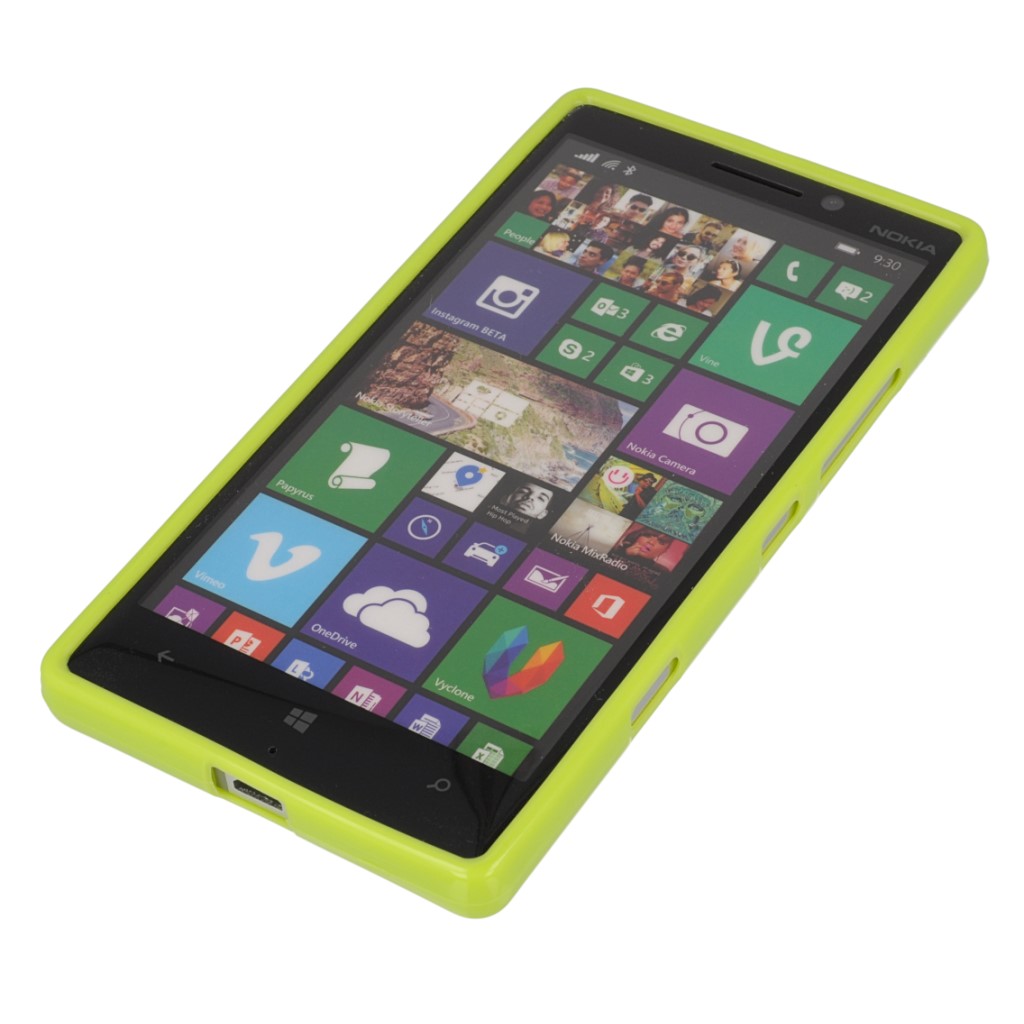 Pokrowiec silikonowe etui BACK CASE zielone NOKIA Lumia 930 / 4