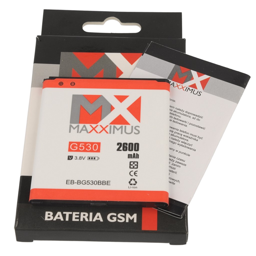 Bateria MAXXIMUS 2600 mAh li-ion SAMSUNG Galaxy Grand Prime / 8