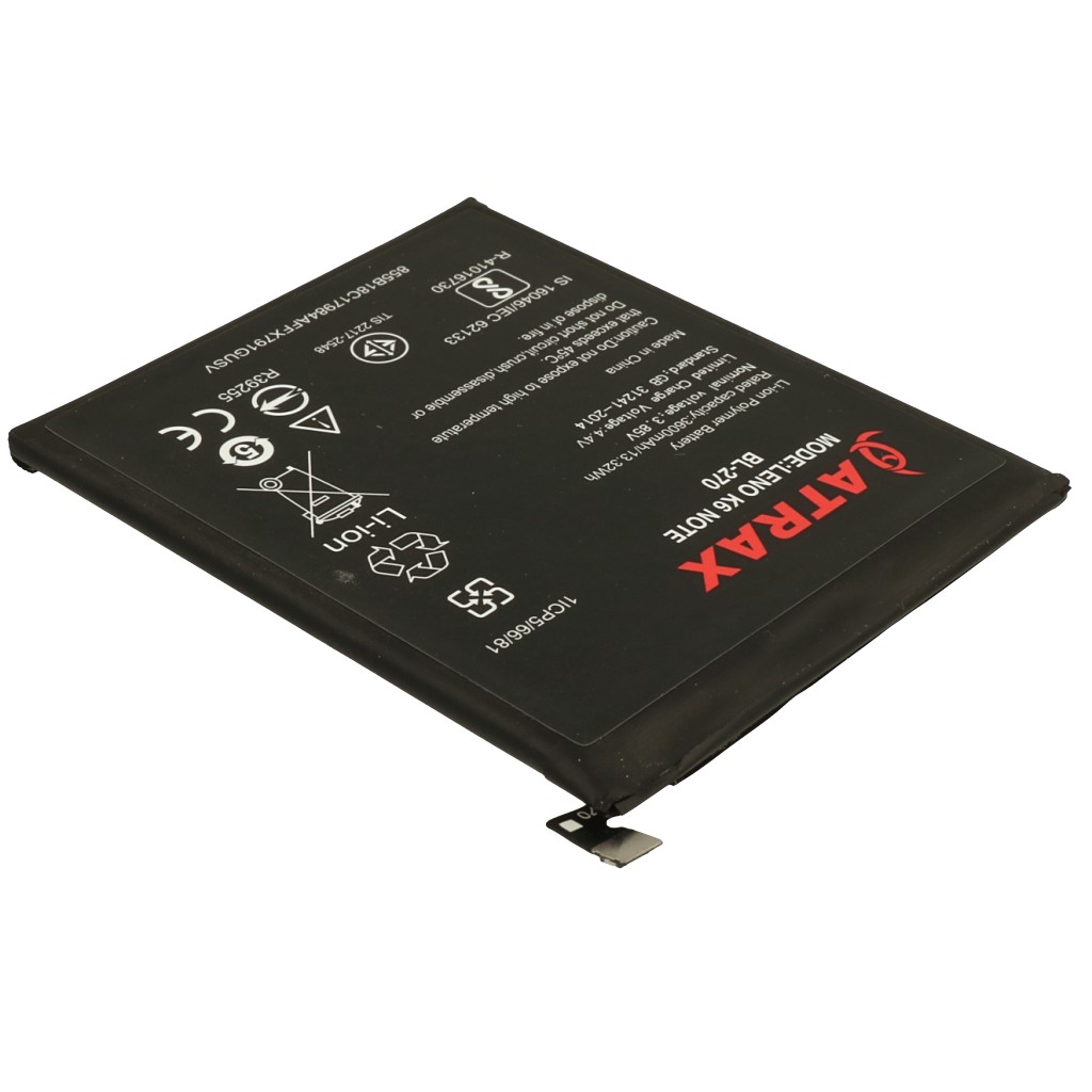 Bateria ATX Platinum 3600 mAh li-ion Lenovo K6 Note / 3