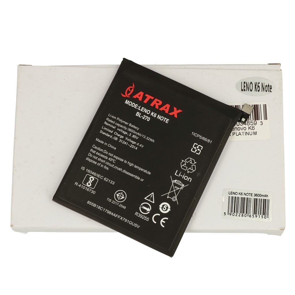 Bateria ATX Platinum 3600 mAh li-ion Lenovo K6 Note / 5