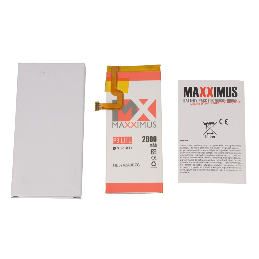 Bateria MAXXIMUS 2800mAh Li-ion HUAWEI P8 Lite / 7