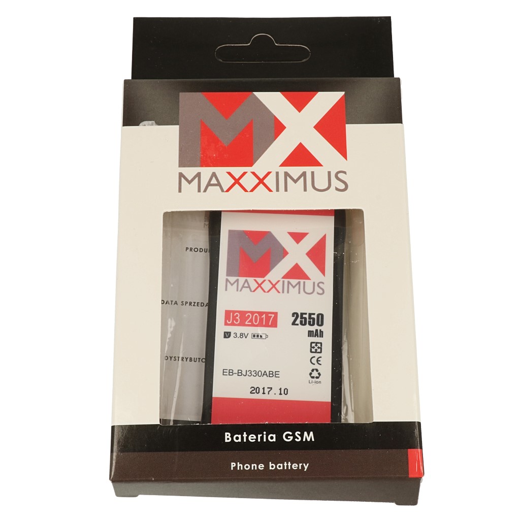 Bateria MAXXIMUS 2550mAh SAMSUNG Galaxy J3 (2017) / 3