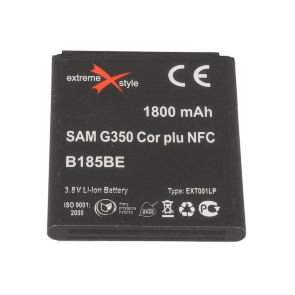 Bateria eXtremestyle 1800mAh NFC Li-ion SAMSUNG SM-G350 Galaxy Core Plus / 4