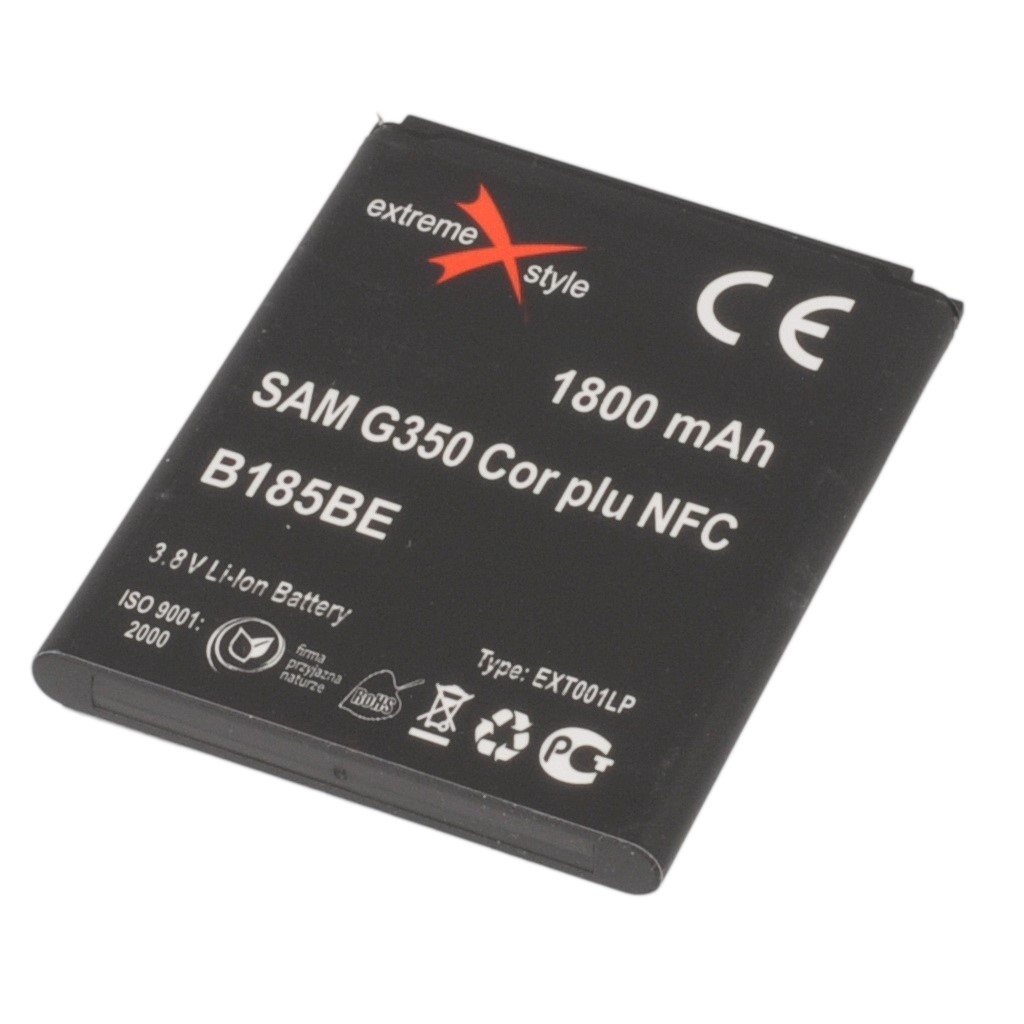 Bateria eXtremestyle 1800mAh NFC Li-ion SAMSUNG SM-G350 Galaxy Core Plus
