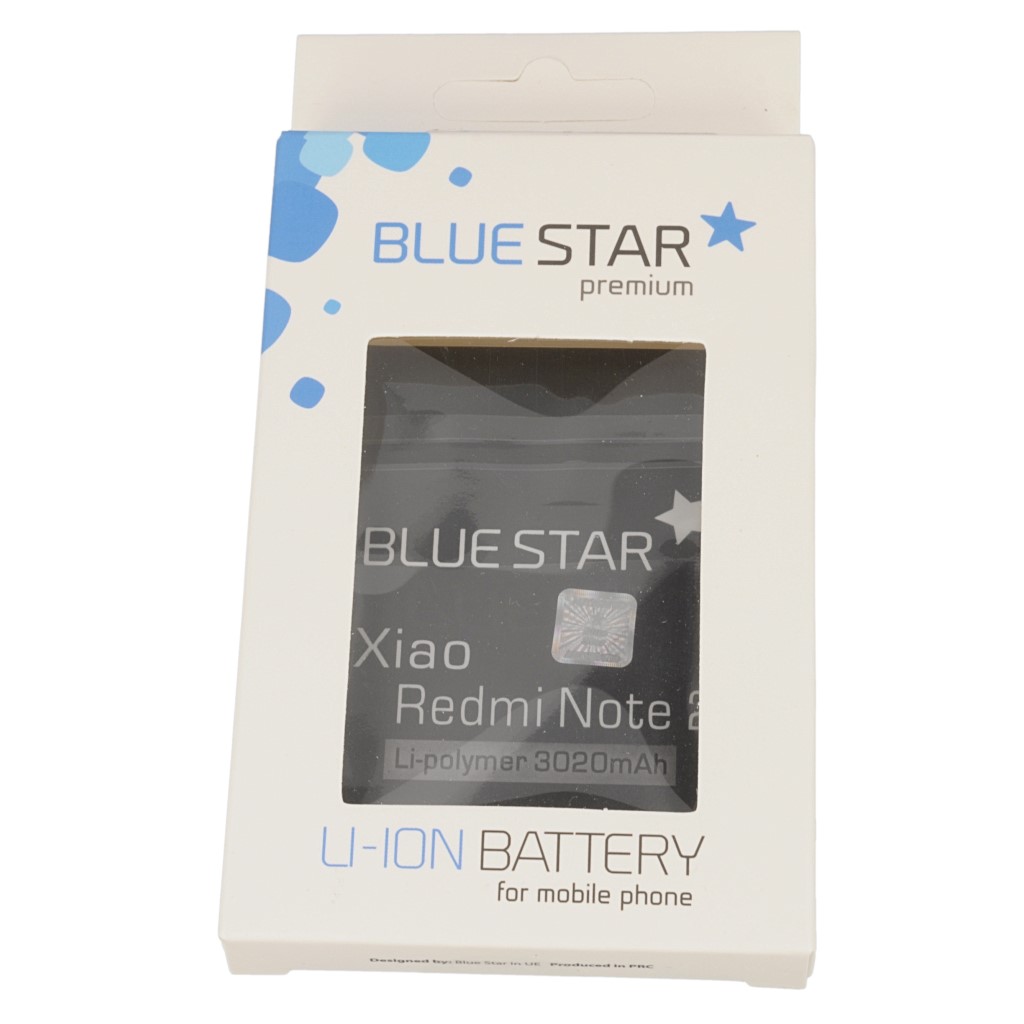 Bateria BLUE STAR 3020 mAh Li-Ion Xiaomi Redmi Note 2 / 8