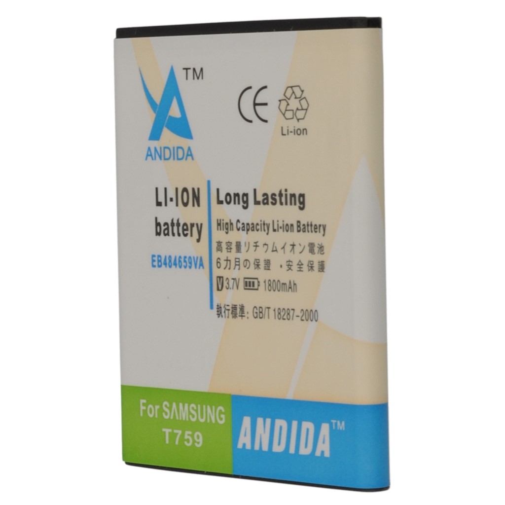 Bateria ANDIDA 1800mAh li-ion SAMSUNG GT-S5690 Galaxy Xcover / 5