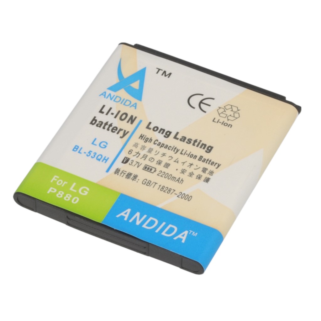 Bateria ANDIDA 2200mAh li-ion LG Swift 4X HD P880 / 2