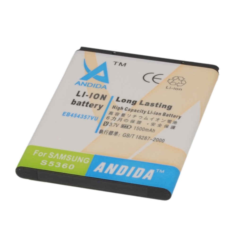 Bateria ANDIDA 1500mAh LI-ION SAMSUNG GT-S5380 Wave Y / 2