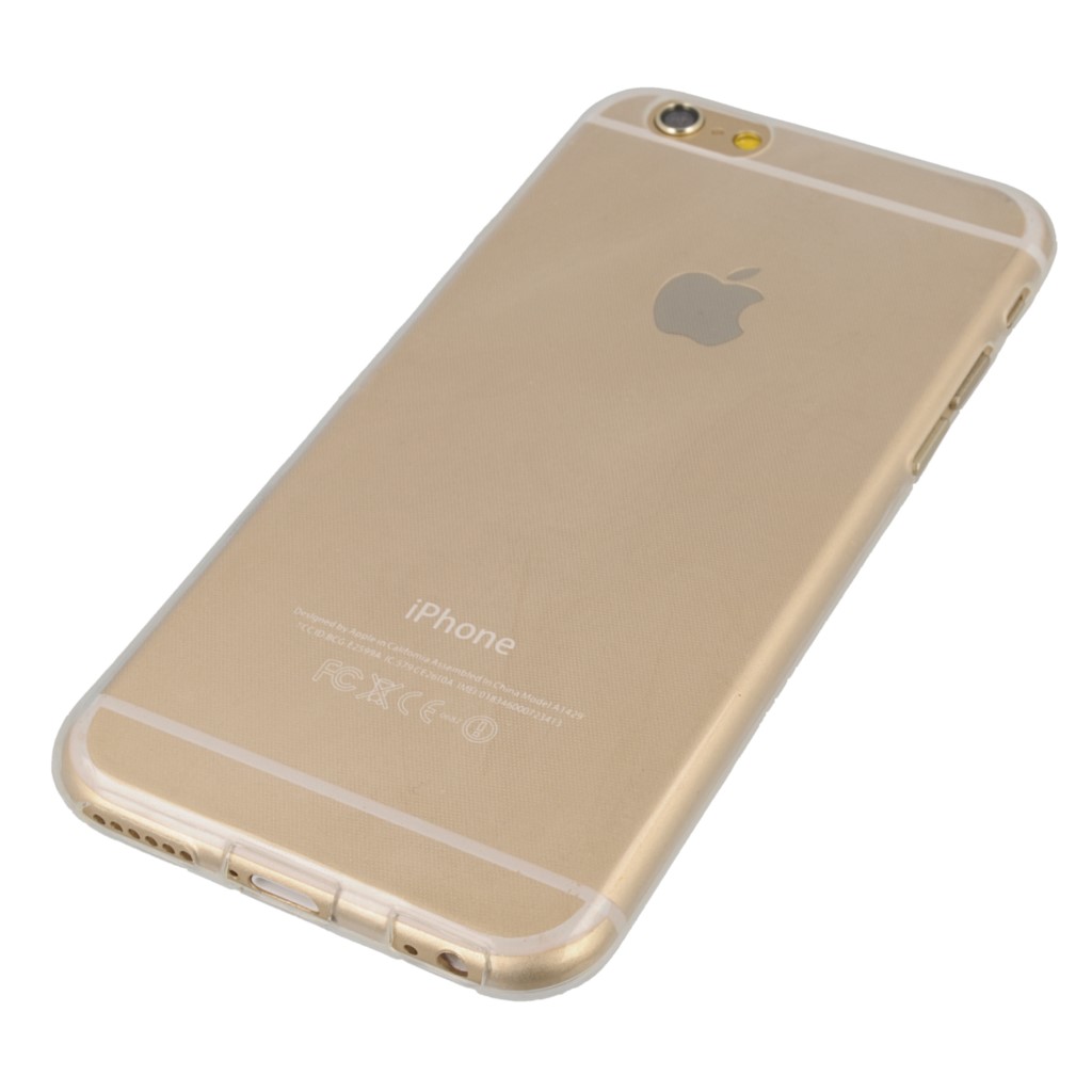Pokrowiec silikonowe etui Back Case przeroczyste APPLE iPhone 6s