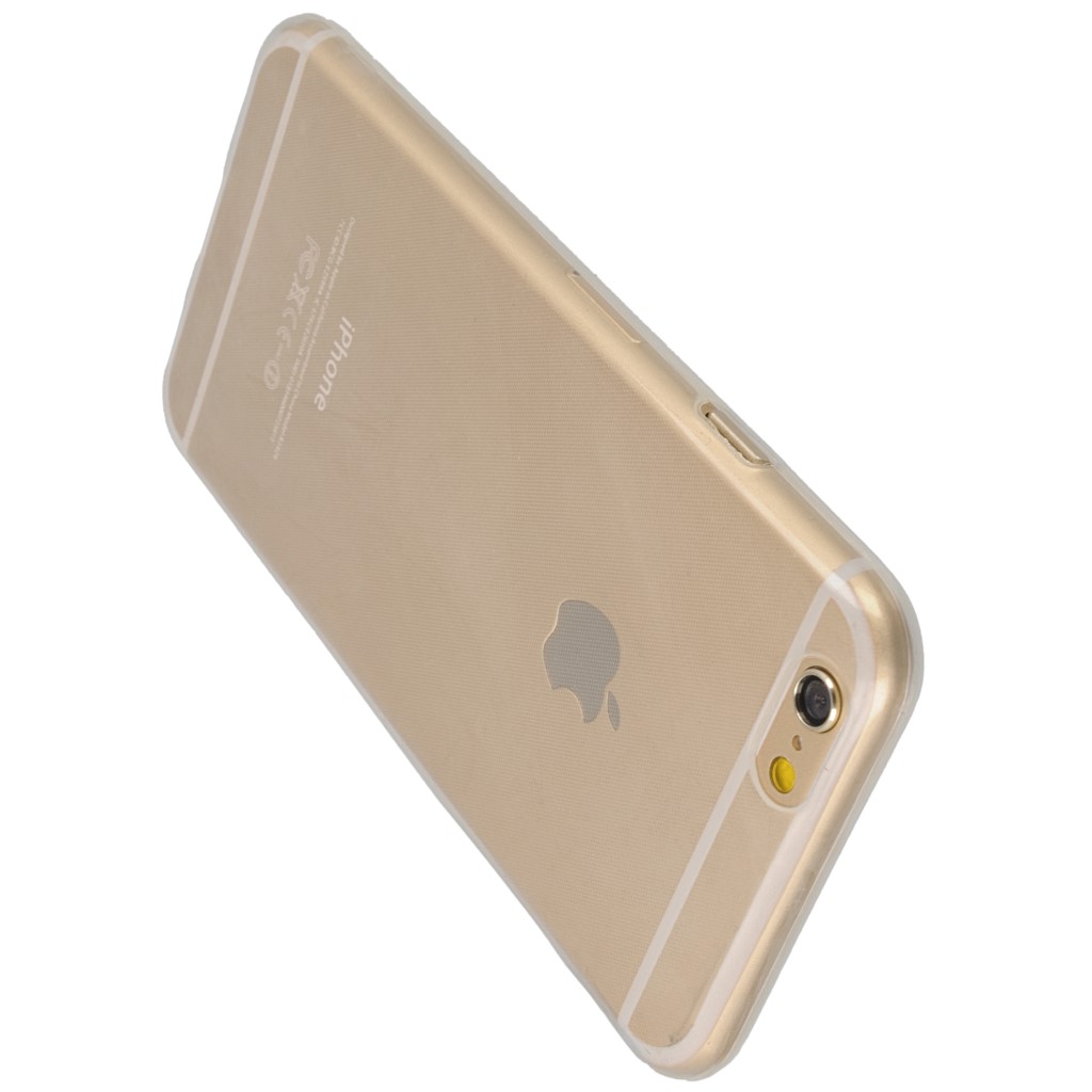 Pokrowiec silikonowe etui Back Case przeroczyste APPLE iPhone 6 / 4