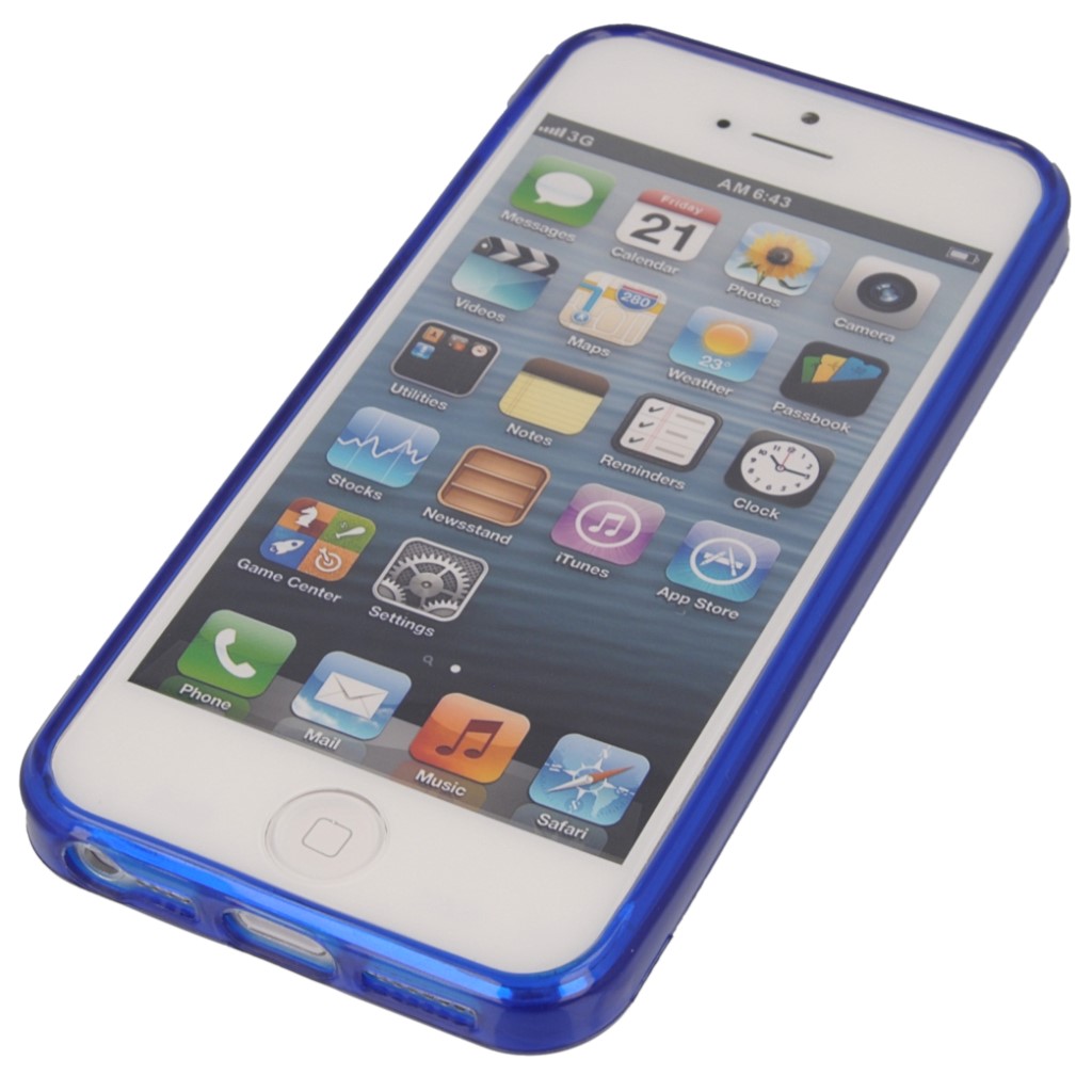 Pokrowiec silikonowe etui BACK CASE niebieskie myPhone C-Smart Pix / 10