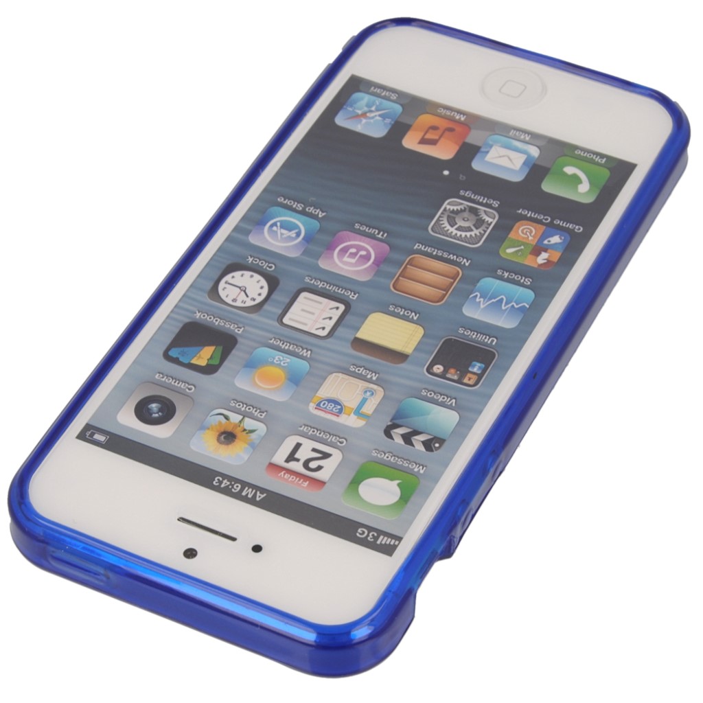 Pokrowiec silikonowe etui BACK CASE niebieskie myPhone Pocket 2 / 11