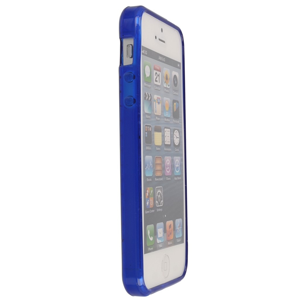 Pokrowiec silikonowe etui BACK CASE niebieskie myPhone Pocket 2 / 4