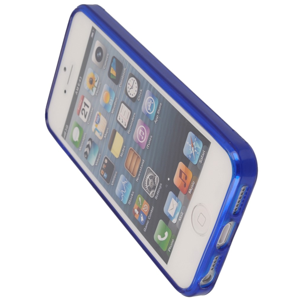 Pokrowiec silikonowe etui BACK CASE niebieskie myPhone Pocket 2 / 5