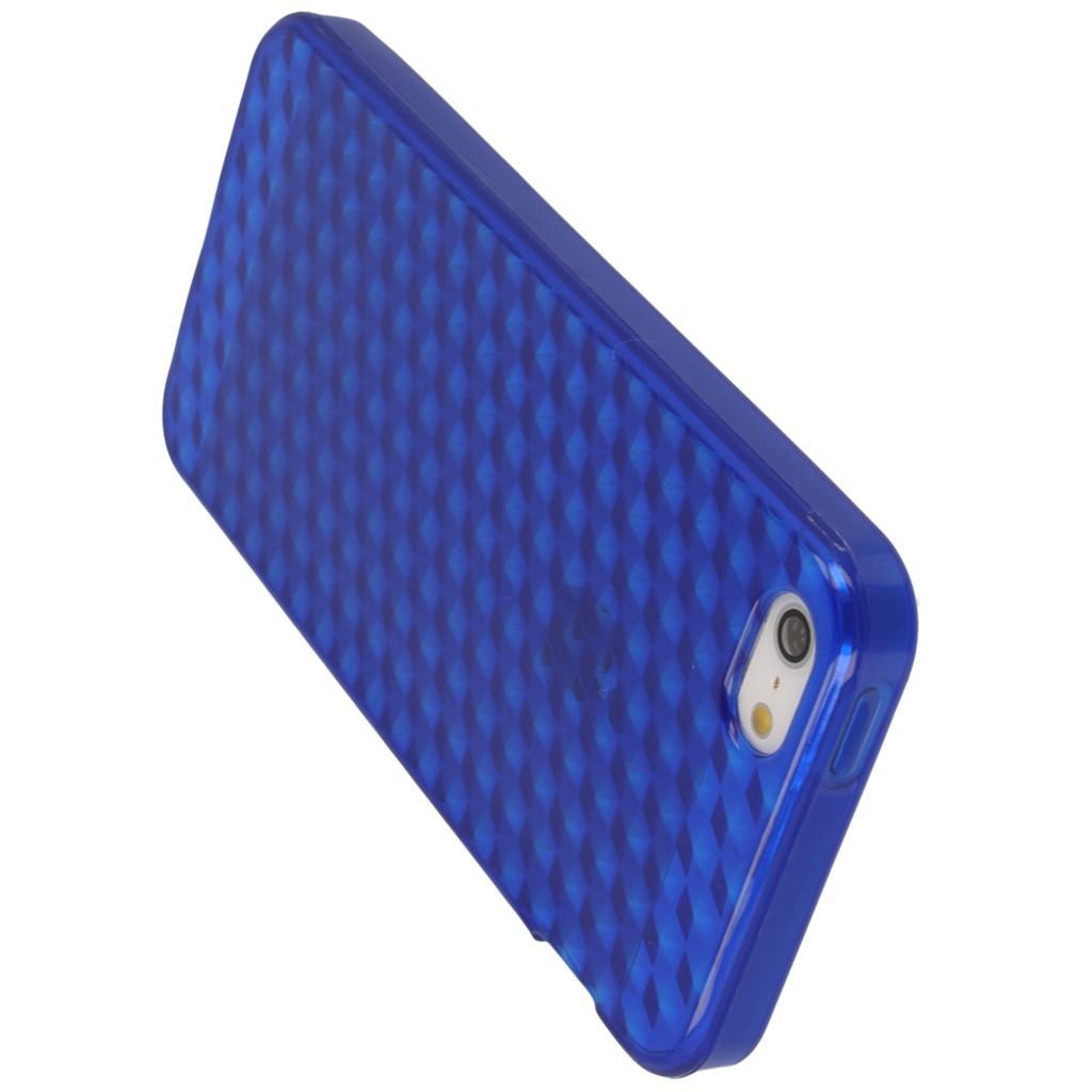 Pokrowiec silikonowe etui BACK CASE niebieskie myPhone Pocket 2 / 6