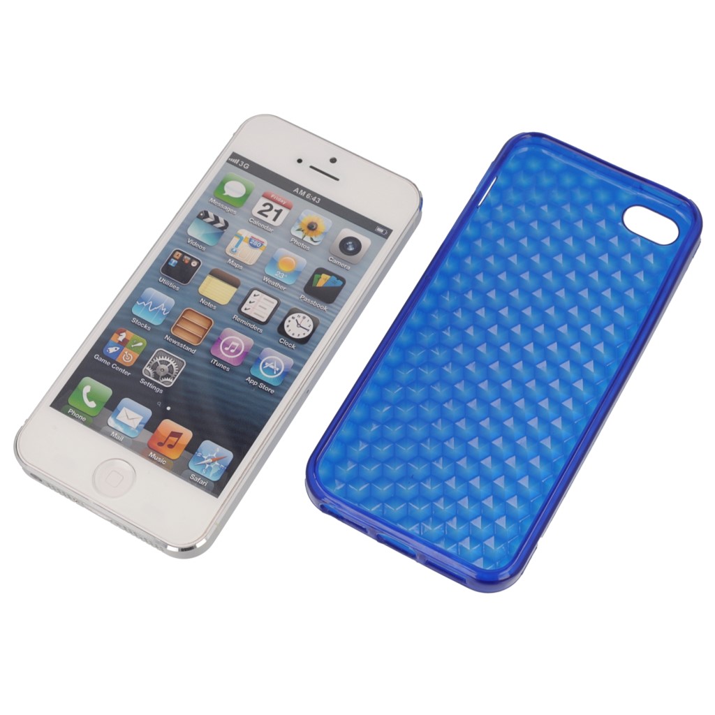 Pokrowiec silikonowe etui BACK CASE niebieskie myPhone Pocket 2 / 9