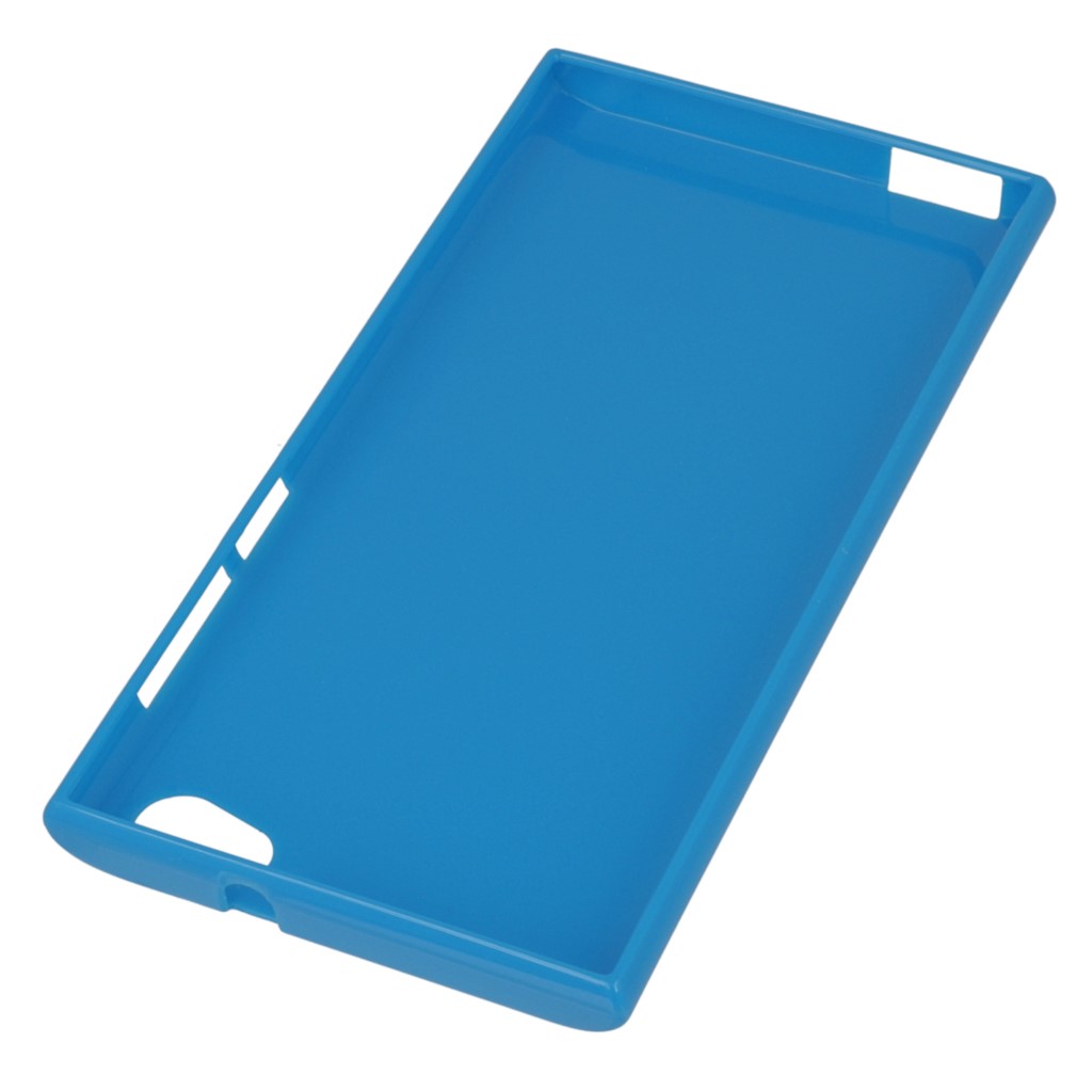 Pokrowiec oryginalne CUBE LTE silikonowe etui BACK CASE niebieskie myPhone Cube LTE / 3
