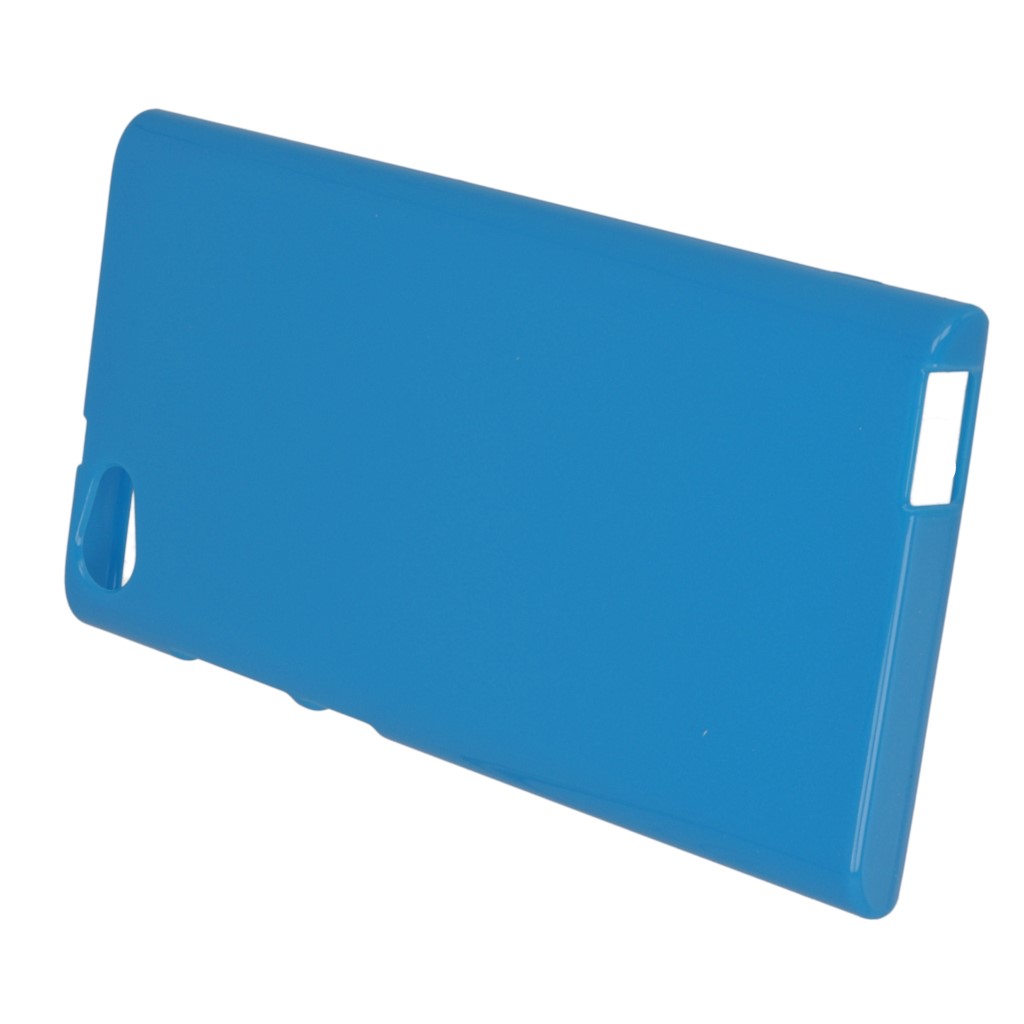 Pokrowiec oryginalne CUBE LTE silikonowe etui BACK CASE niebieskie myPhone Cube LTE / 5