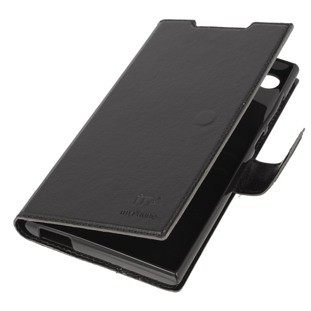 Pokrowiec oryginalny CUBE LTE z klapk flip cover czarny  myPhone Cube LTE