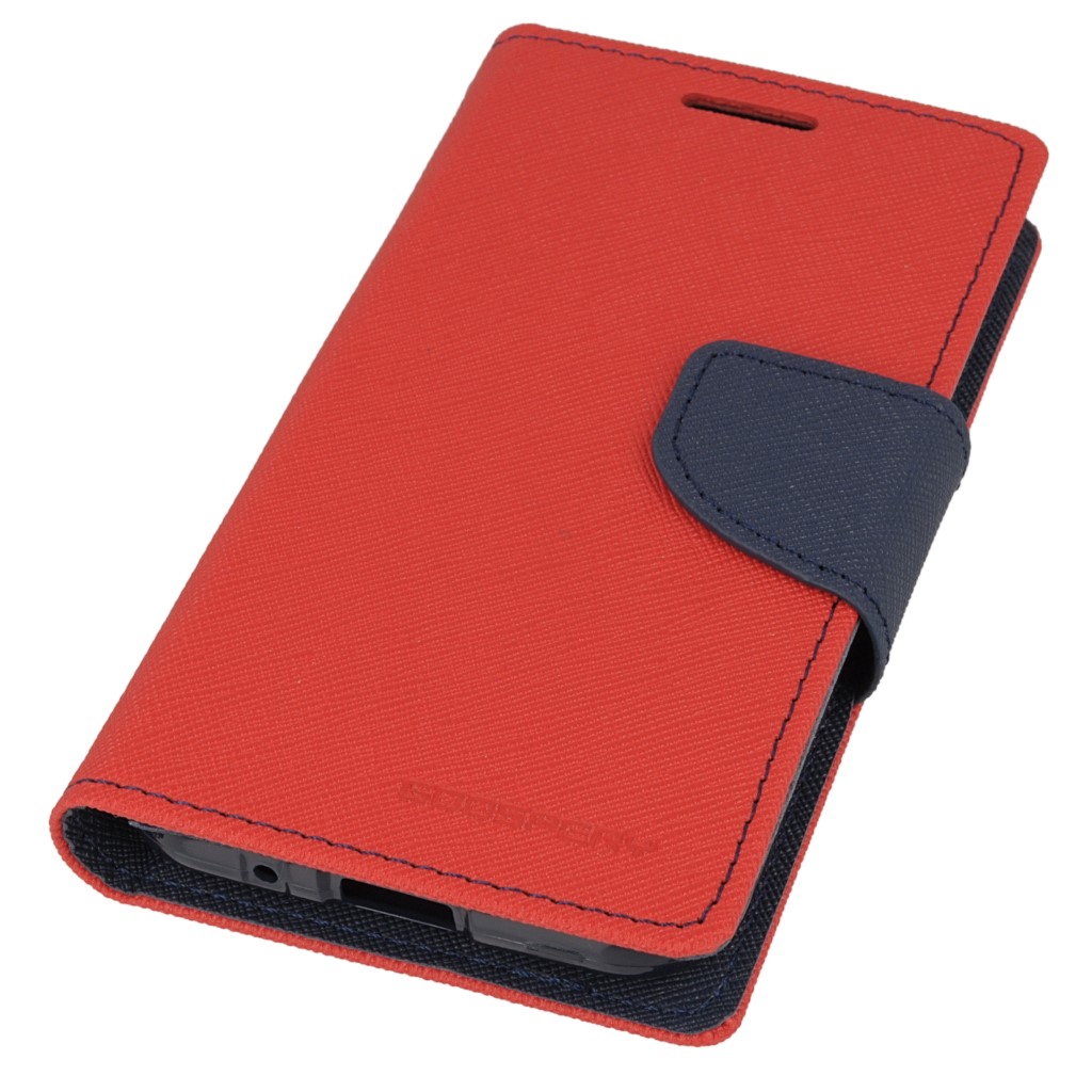 Pokrowiec etui Fancy Diary Mercury czerwono-granatowe NOKIA Lumia 530