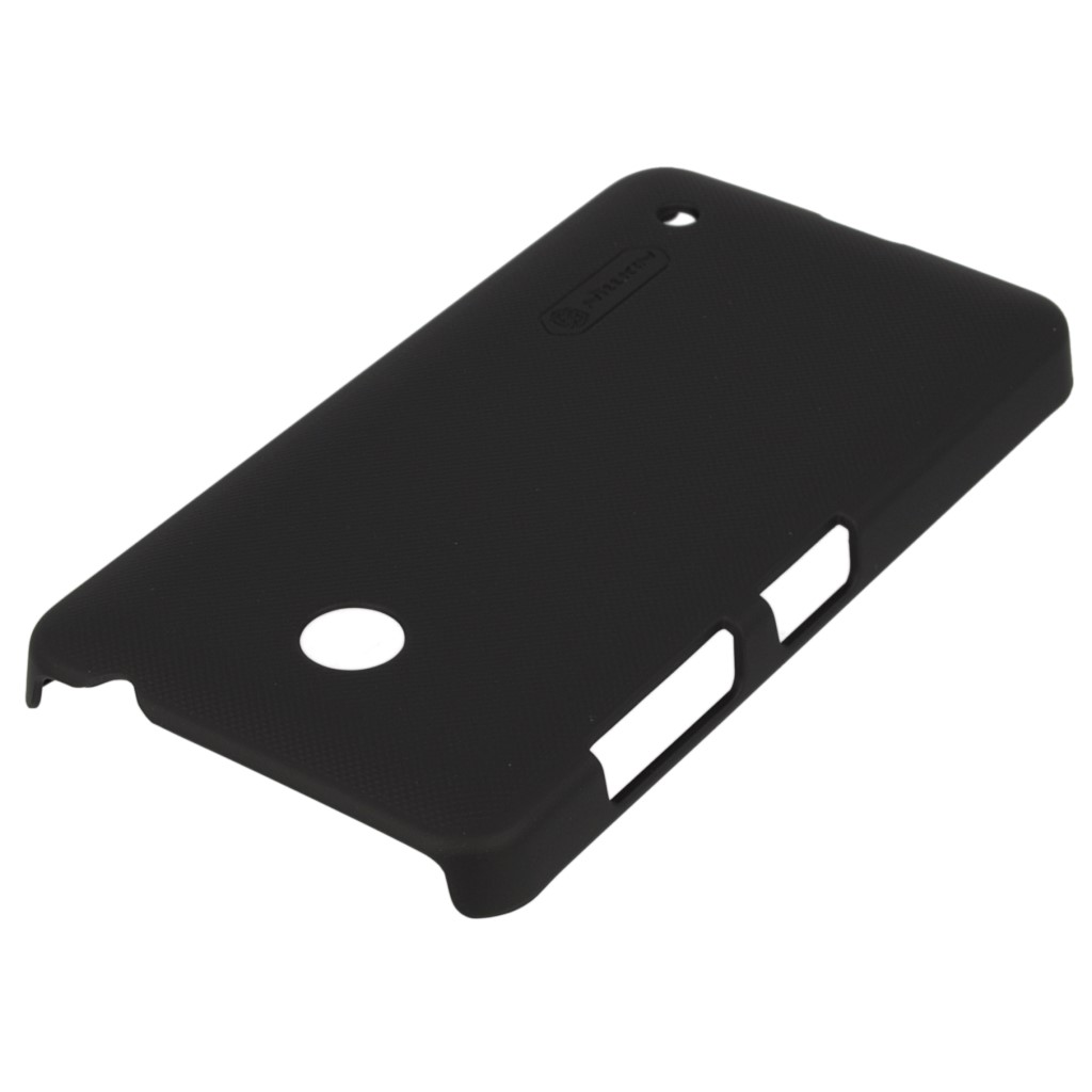 Pokrowiec etui NILLKIN SUPER SHIELD czarne NOKIA Lumia 635 / 2