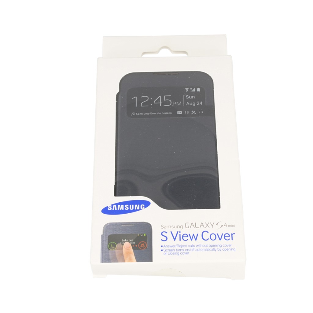 Pokrowiec EF-CI919BBEGWW etui S-View z okienkiem i magnetyczna wstawk SAMSUNG Galaxy S4 mini plus / 4