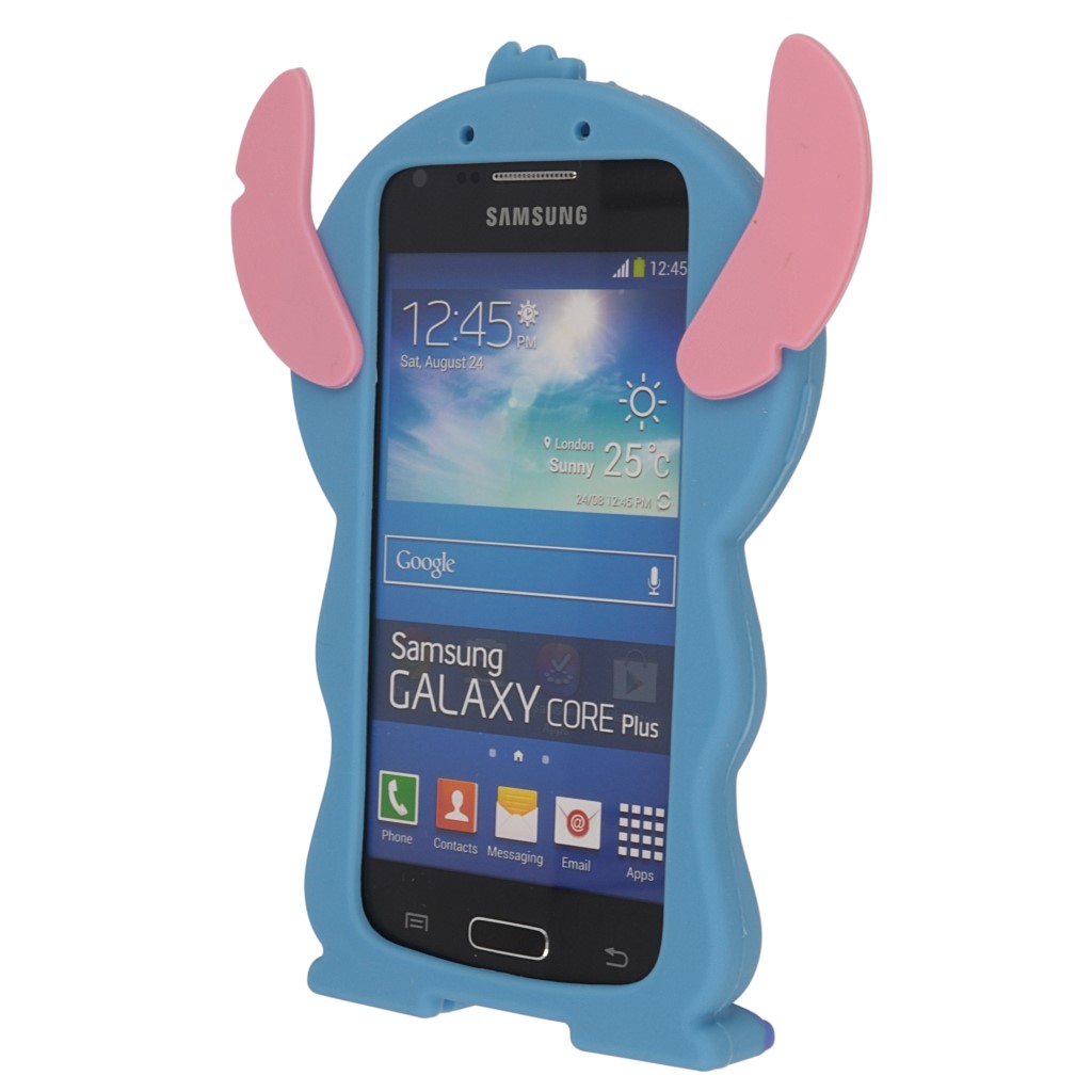 Pokrowiec etui silikonowe 3D Uszaty SAMSUNG Galaxy S III mini VE / 7