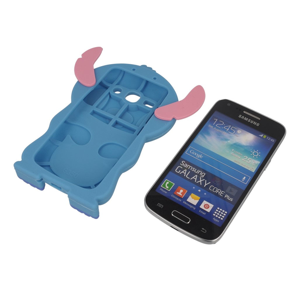 Pokrowiec etui silikonowe 3D Uszaty SAMSUNG Galaxy S III mini VE / 9